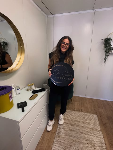 Dr Charley Burley in her treatment room at DM Beauty, Pontyclun